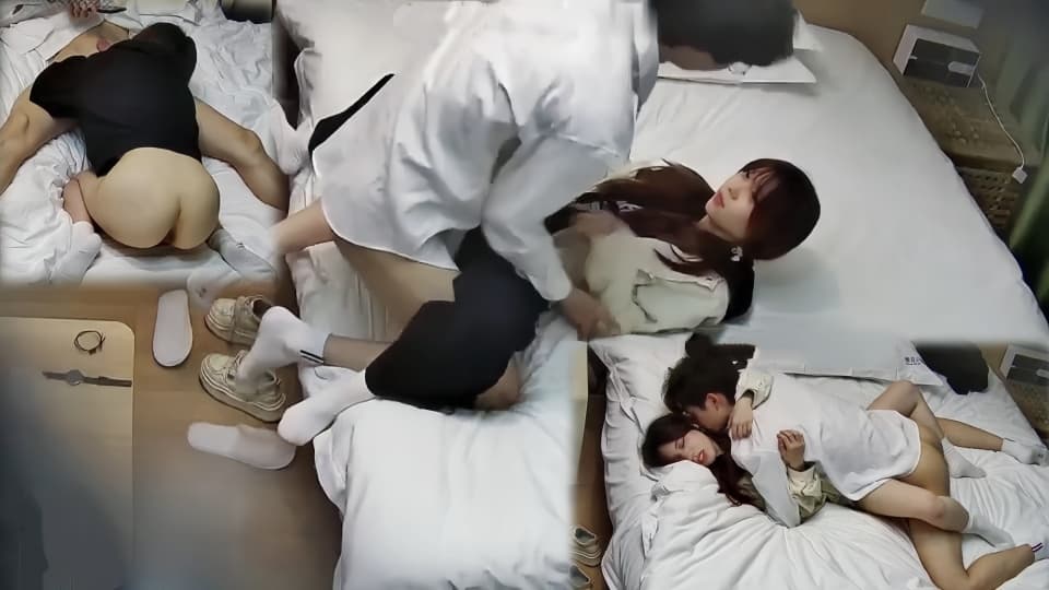 最新酒店摄像头偷拍精品极品双马尾小姐姐的废物男友无法勃起，小姐姐都急坏了费老劲才硬骑坐啪啪